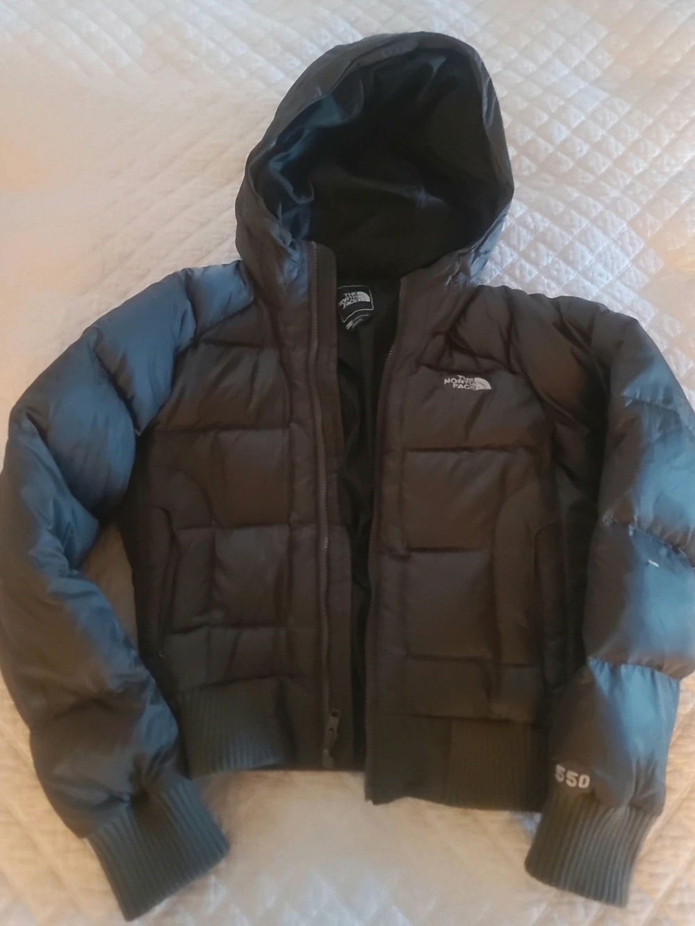 The North Face Black Women Insulated Hooded Jacket